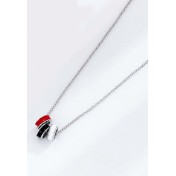 LDR9225 S925純銀三色圓環項鏈