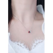 LDR9225 S925純銀三色圓環項鏈