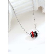 LDR9225 S925純銀三色圓環項鏈