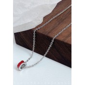 LDR9225 S925純銀三色圓環項鏈