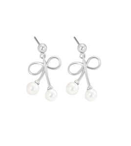 LDR9226 S925純銀蝴蝶結耳環