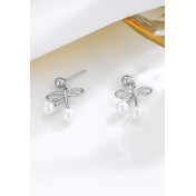 LDR9226 S925純銀蝴蝶結耳環