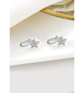 LDR9233 S925純銀星星耳環