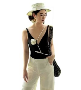 LHN1010 LYCKA 韓風連體泳衣