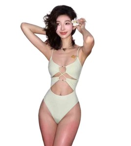 LHN1011 LYCKA 韓風連體泳衣