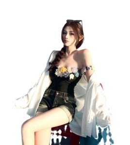 LHN1034 LYCKA 韓風連體泳衣