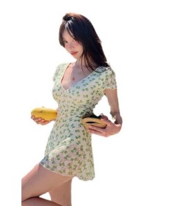 LHN1042 LYCKA 韓風連體泳衣