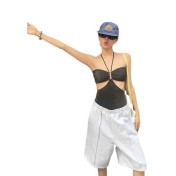 LHN1049 LYCKA 韓風連體泳衣