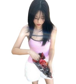 LHN1057 LYCKA 韓風連體泳衣