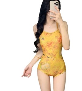 LHN1058 LYCKA 韓風連體泳衣