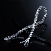 LMZJ014-莫桑鑽2mm-925銀手鏈