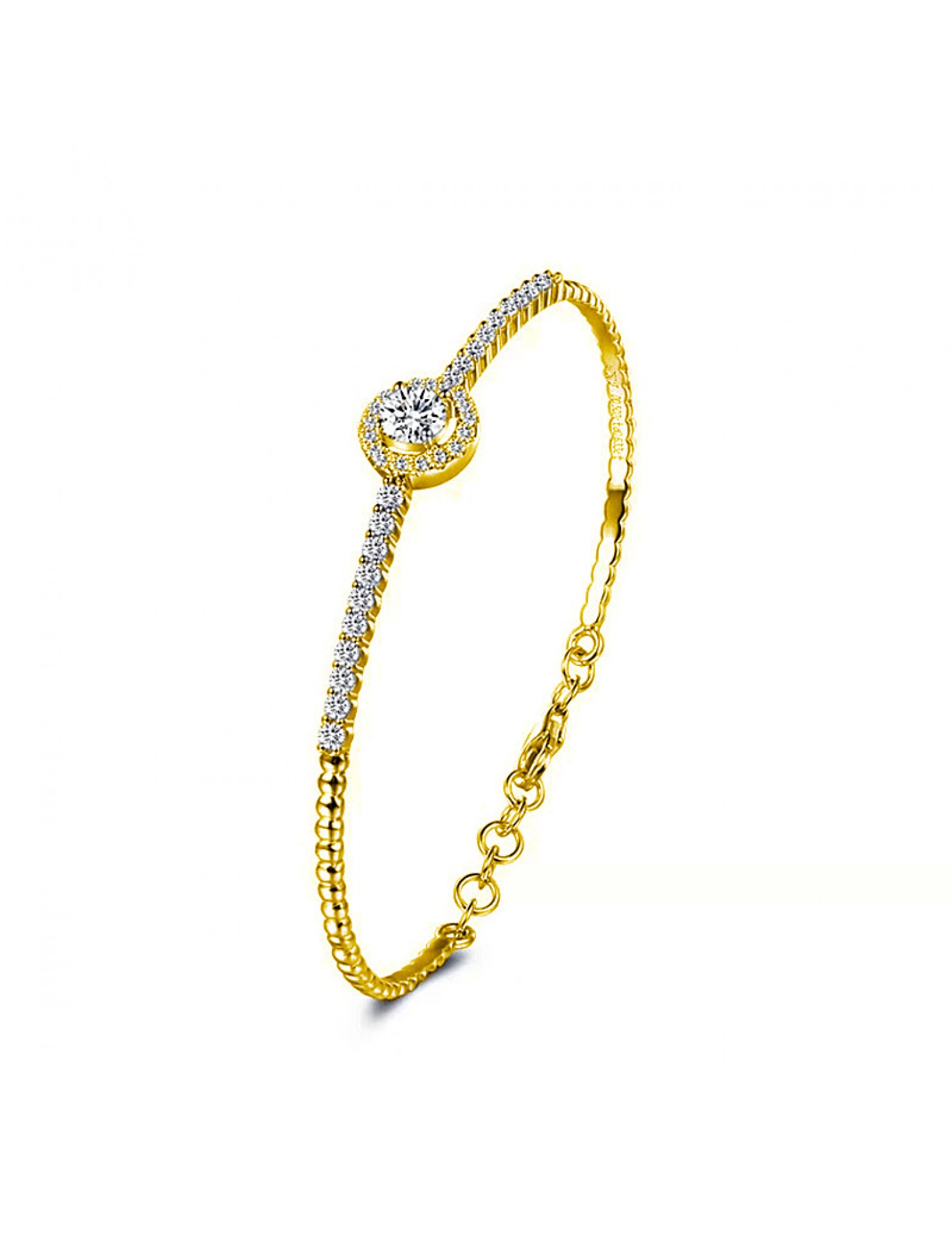 LMZJ017-莫桑鑽50分莫桑鑽（新版）手鏈