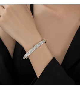 LMZJ018-莫桑鑽莫桑鑽2.5mm*10顆（內直徑50*60mm）手鏈