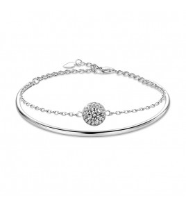 LMZJ019-莫桑鑽50分莫桑鑽手鏈