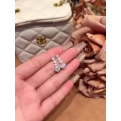 LMZJ035-莫桑鑽925銀耳環