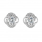 LMZJ037-莫桑鑽925銀耳環