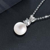 LMZJ110-莫桑鑽925銀項鍊