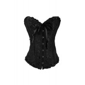 LDB4038a-女士一件式居家馬甲 (黑色)