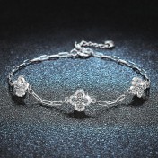 LMZJ010-莫桑鑽925銀手鏈