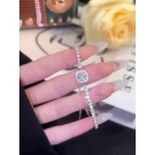 LMZJ012-莫桑鑽925銀手鏈