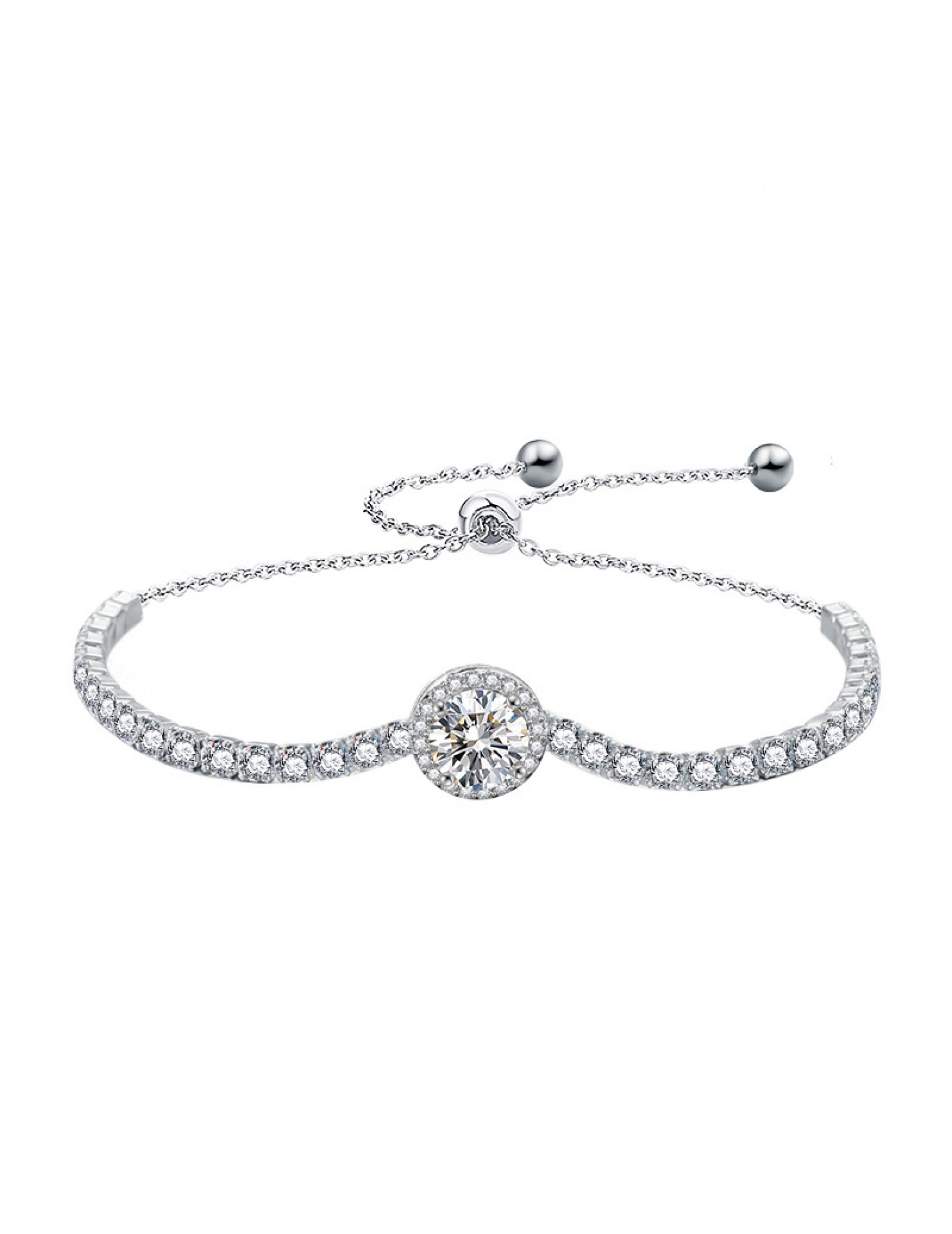 LMZJ007-莫桑鑽925銀手鏈