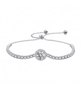 LMZJ007-莫桑鑽925銀手鏈