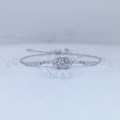 LMZJ008-莫桑鑽925銀手鏈