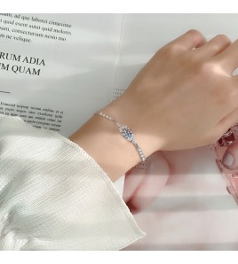 LMZJ008-莫桑鑽925銀手鏈