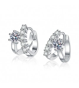 LMZJ048-Moissanite  0.3 Carart -point moissanite earrings