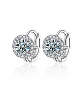 LMZJ049-Moissanite 925 silver earrings