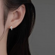 LMZJ051-莫桑鑽莫桑鑽耳環