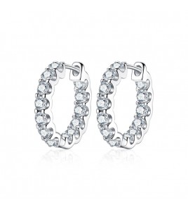 LMZJ052-Moissanite 925 silver earrings