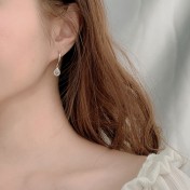 LMZJ053-Moissanite 925 silver earrings