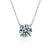 LMZJ055-Moissanite  0.5 Carart  moissanite necklace
