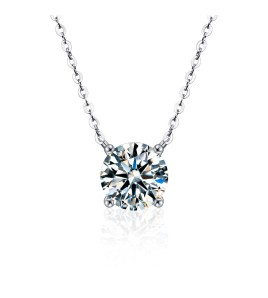 LMZJ055-Moissanite  0.5 Carart  moissanite necklace