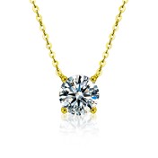 LMZJ055-Moissanite  0.5 Carart  moissanite necklace