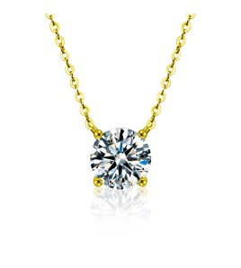LMZJ055-Moissanite  0.5 Carart  moissanite necklace