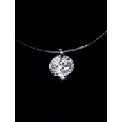 LMZJ058-Moissanite  0.5 Carart  moissanite necklace