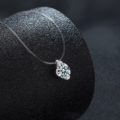 LMZJ058-Moissanite  0.5 Carart  moissanite necklace