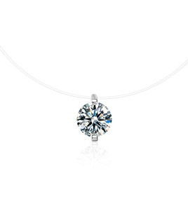 LMZJ058-Moissanite  0.5 Carart  moissanite necklace