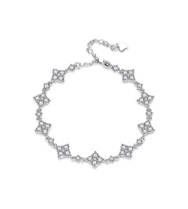 LMZJ006-莫桑鑽幸運四葉草手鏈