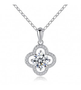 LMZJ074-莫桑鑽925銀項鍊