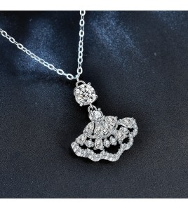 LMZJ075-莫桑鑽925銀項鍊