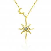 LMZJ080-莫桑鑽10分莫桑鑽（3mm）項鍊