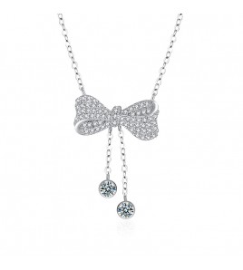 LMZJ081-莫桑鑽925銀項鍊