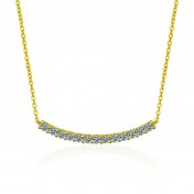 LMZJ082-莫桑鑽1.3克拉莫桑鑽（3mm*13顆）項鍊