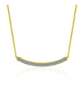 LMZJ082-莫桑鑽1.3克拉莫桑鑽（3mm*13顆）項鍊