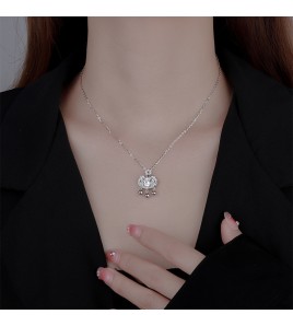 LMZJ085-莫桑鑽925銀項鍊