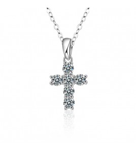 LMZJ086-莫桑鑽925銀項鍊