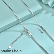 LMZJ087-莫桑鑽40+5cm項鍊